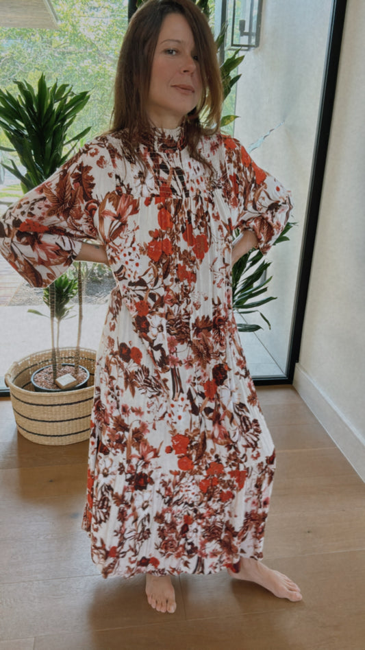 H&M Long Floral Dress